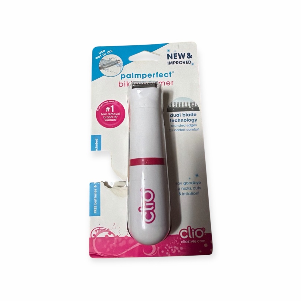 NEW Clio Palmperfect Trimmer - White and Pink